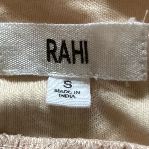 Rahi Leila Luster Long Sleeve Maxi Dress in Blush | Crossover Front | Open Back - Picture 2 of 12